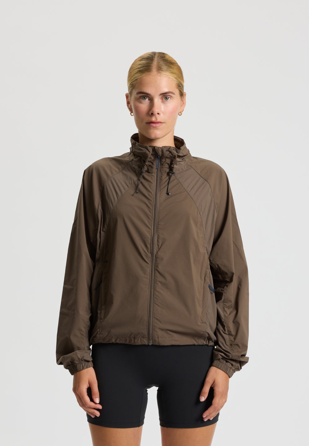 Rethinkit Track Jacket Oversized Kia Jackets 3053 dark brown