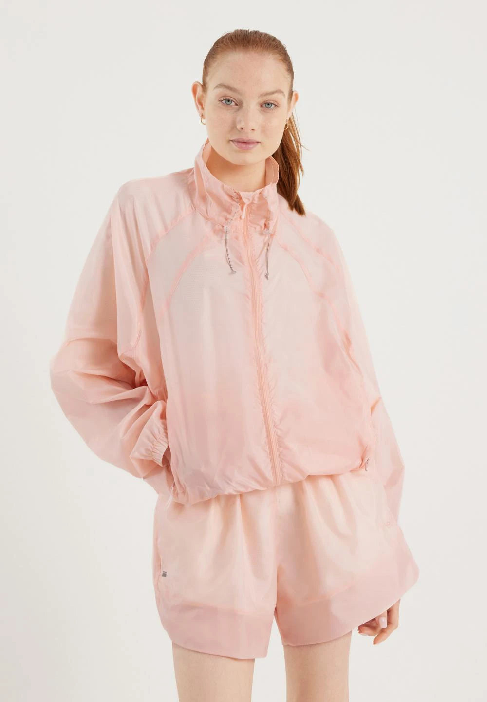 Rethinkit Track Jakke Kia See Trough  Jackets 2564 transparent peach