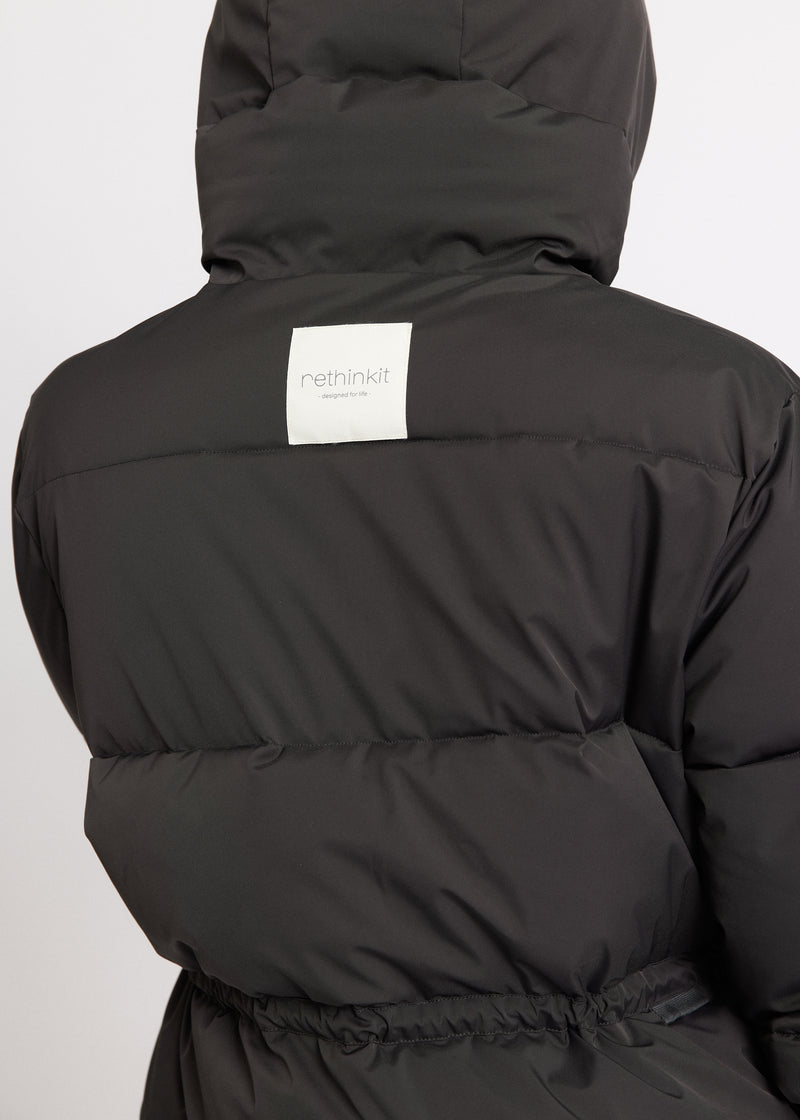 Rethinkit Puffer Jacket SHELTER Jackets 0022 almost black