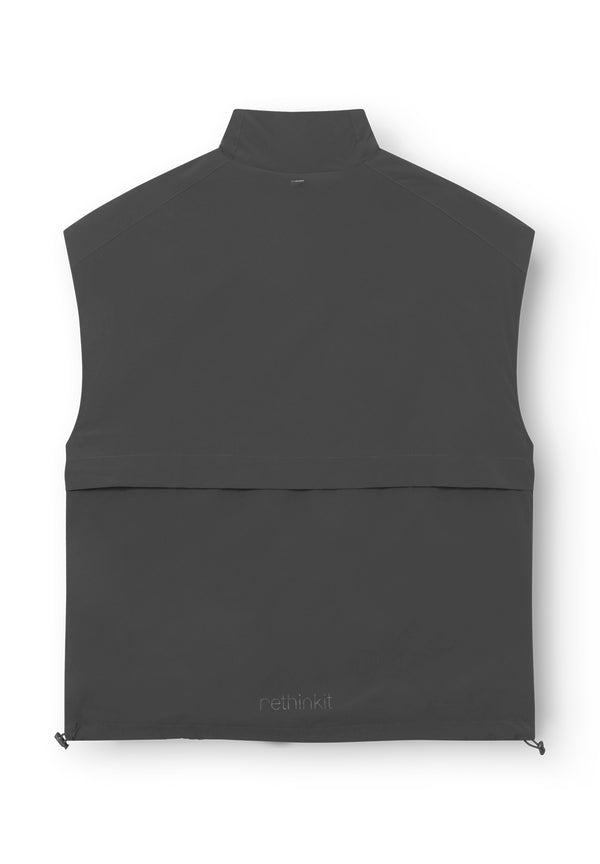 Rethinkit Track Vest Castile Gilet 0022 almost black