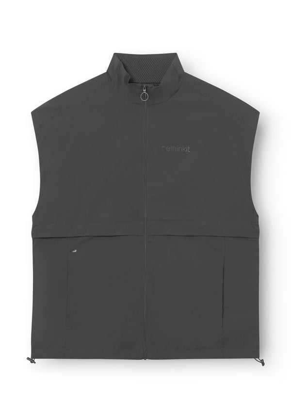 Rethinkit Track Vest Castile Gilet 0022 almost black