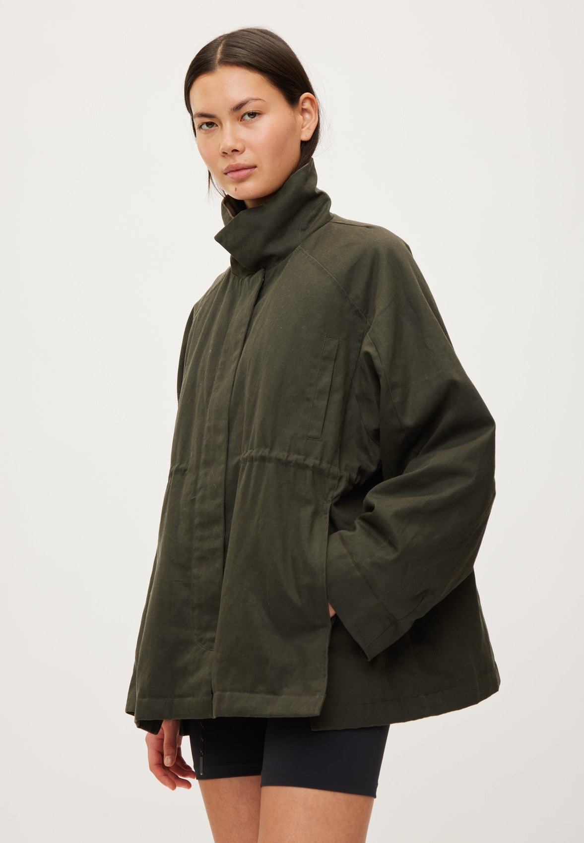 Rethinkit Waxed Jacket Cloudy Jacket 9518 dark soil