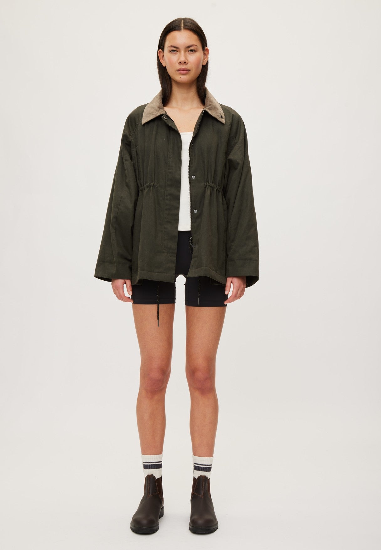 Rethinkit Waxed Jacket Cloudy Jacket 9518 dark soil