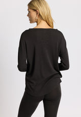 Rethinkit Wool Box Tee Mibe Jersey Tops and T-Shirts 0022 almost black