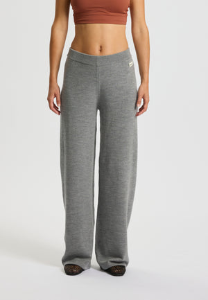 Rethinkit Wool Pants Keep Me Trousers 0220 light melange grey