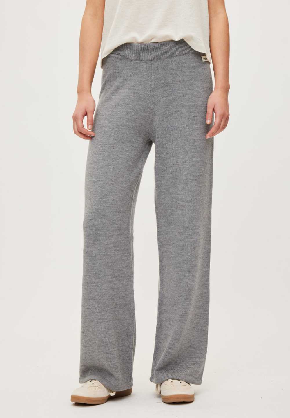 Rethinkit Wool Pants Keep Me Trousers 0220 light melange grey