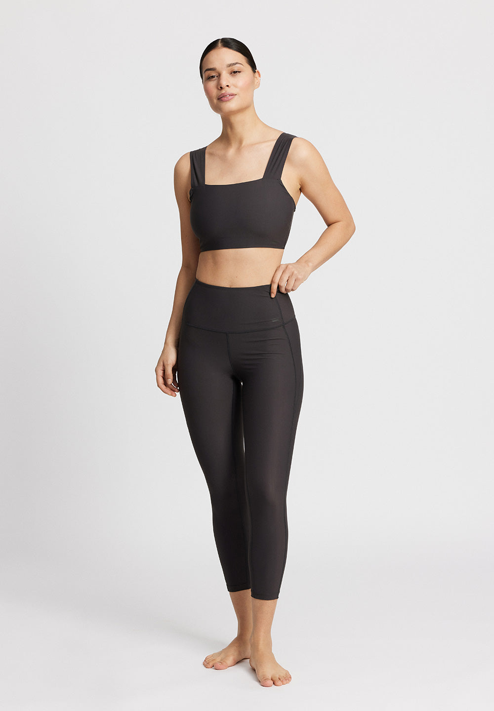 Rethinkit Crop Top Telma Crop Top 0022 almost black