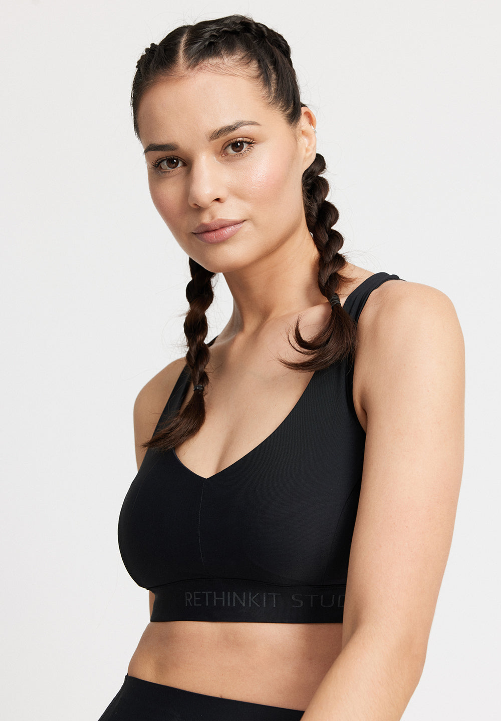 Rethinkit Sports BH Multi Cross Seville Sports Bra 0021 black